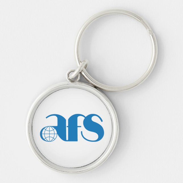 Porte-clés Porte - clé arrondi AFS (Devant)