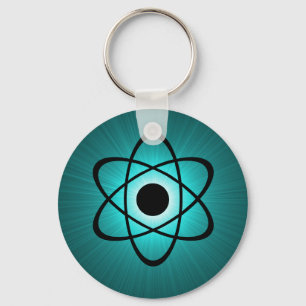Porte-clés Porte - clé atomique Nerdy, Turquoise