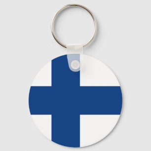 Porte-clés Porte - clé au drapeau de la Finlande