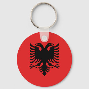 Porte-clés Porte - clé au drapeau de l'Albanie