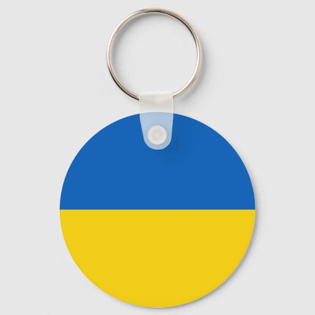 Porte-clés Porte - clé au drapeau de l'Ukraine (Recto)