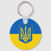 Porte - clé au drapeau de l'Ukraine