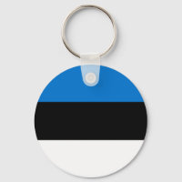 Porte - clé au drapeau estonien