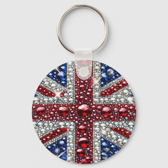 Porte-clés Porte - clé aux couleurs britanniques (Recto)