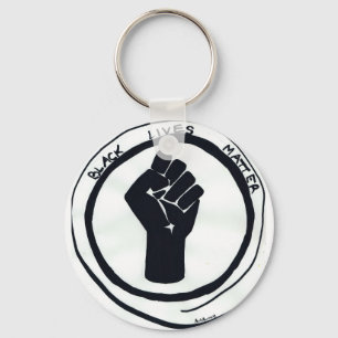 Porte-clés Porte - clé avec Black Lives Matist