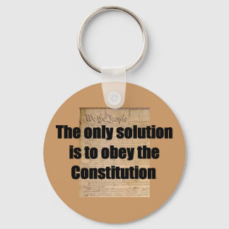 Porte-clés Porte - clé avec Constitution /La seule solution