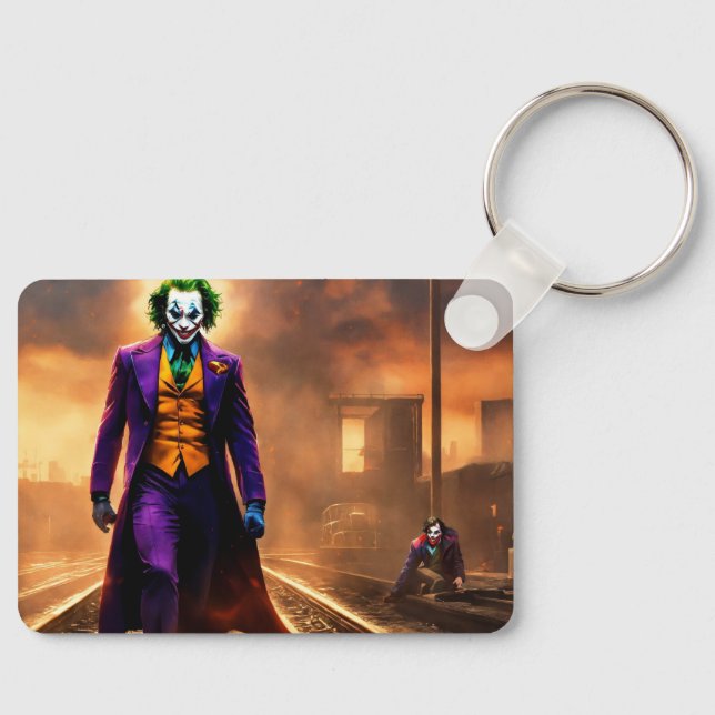 Porte-clés Porte - clé avec joker et Spyder man print. (Recto)