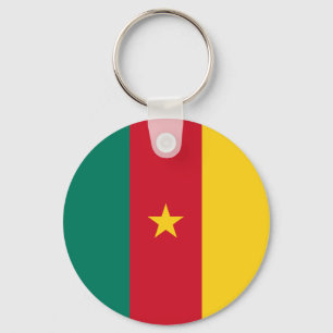 Porte-clés Porte - clé avec le drapeau du Cameroun