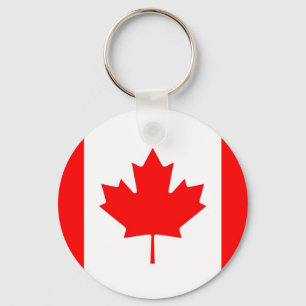 Porte-clés Porte - clé avec le drapeau du Canada