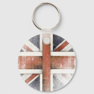 Porte-clés Porte - clé avec le drapeau vintage de la