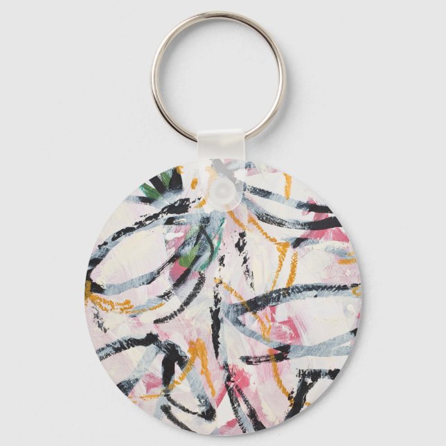 Porte-clés Porte - clé avec peinture à la main (Recto)