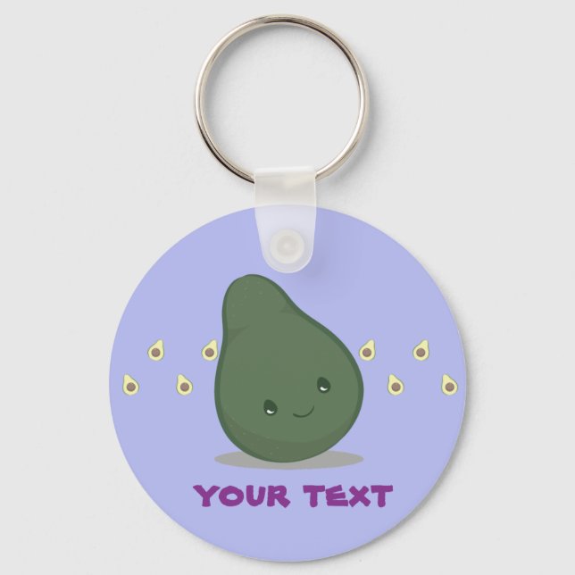 Porte-clés Porte - clé Avocado Vert mignon (Recto)