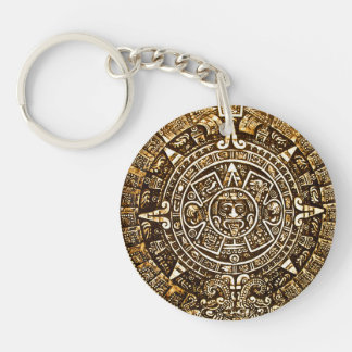 Porte-clés Porte - clé aztèque de calendrier de sembler