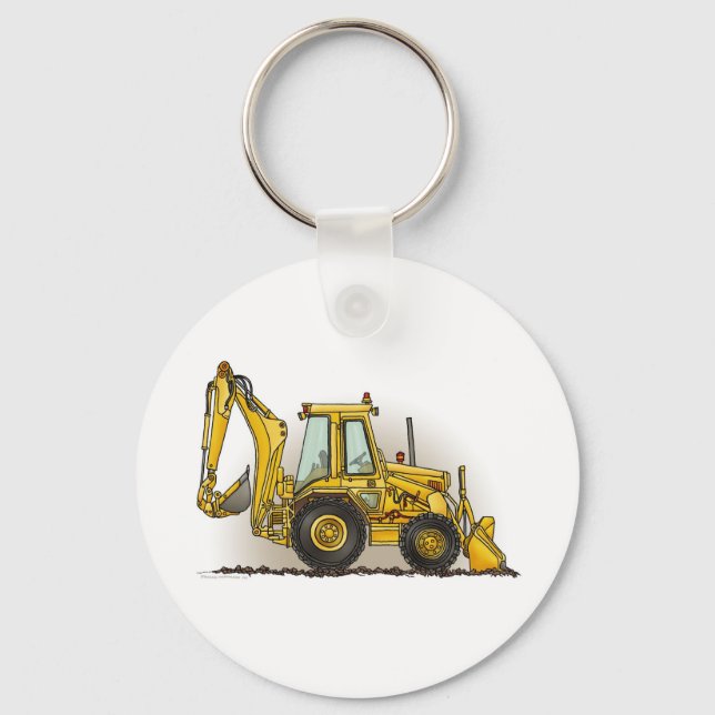 Porte-clés Porte - clé Backhoe (Recto)
