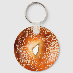 Porte-clés Porte - clé Bagel Sésame