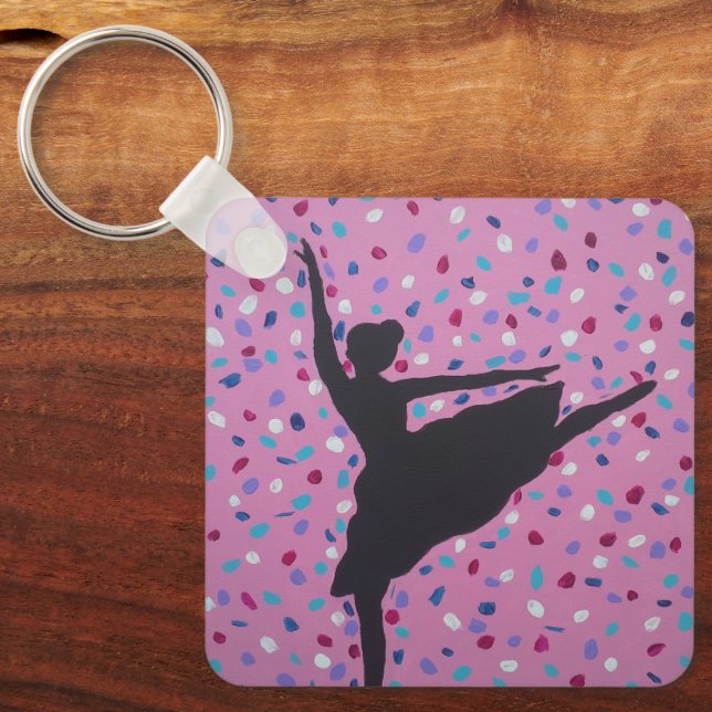 Porte-clés Porte - clé Ballerina Silhouette (Recto)