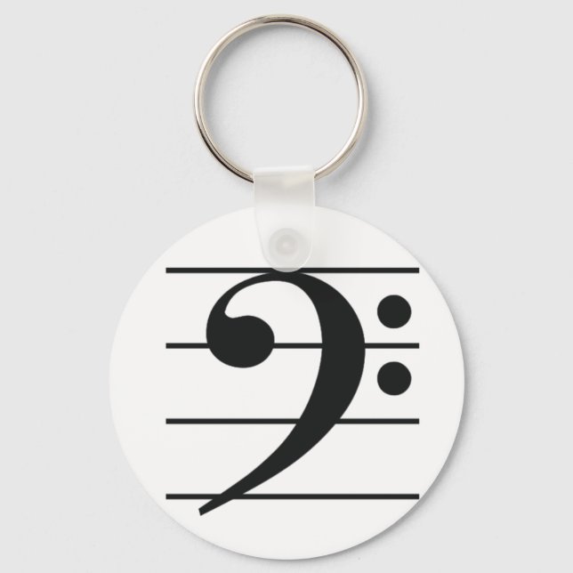 Porte-clés Porte - clé Bass Clef (Recto)
