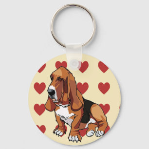 Porte-clés Porte - clé - Basset Hound