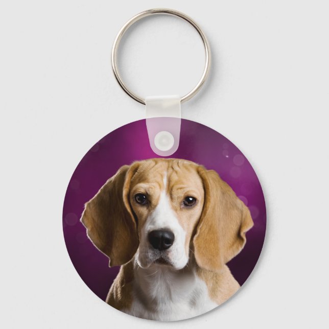 Porte-clés porte - clé beagle (Recto)