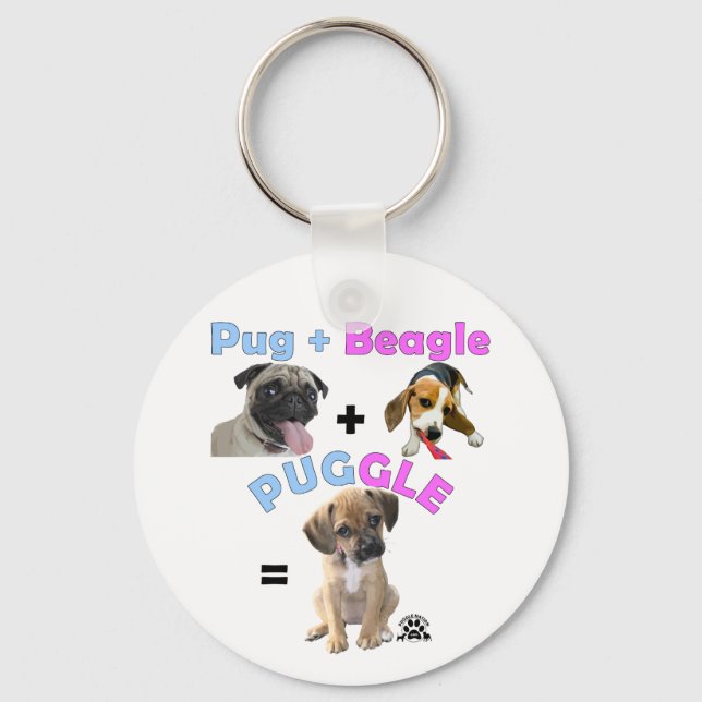 Porte-clés Porte - clé Beagle carlin Plus (Recto)