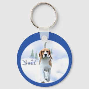 Porte-clés Porte - clé Beagle Noel