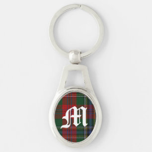 Porte-clés Porte - clé beau de monogramme de plaid de MacLea