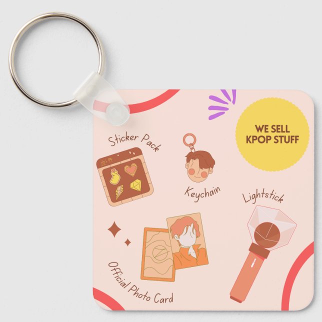 Porte-clés porte - clé "Beauté" (Recto)