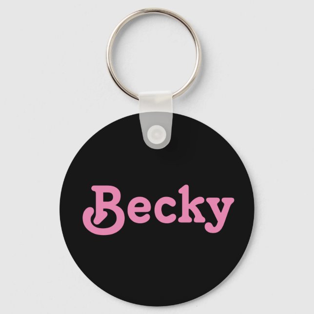 Porte-clés Porte - clé Becky (Recto)