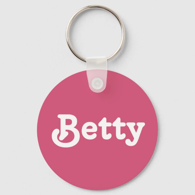 Porte-clés Porte - clé Betty (Recto)