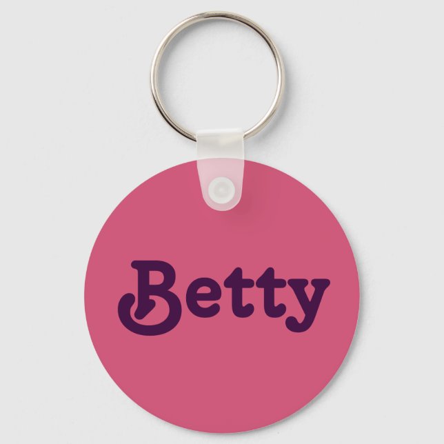 Porte-clés Porte - clé Betty (Recto)