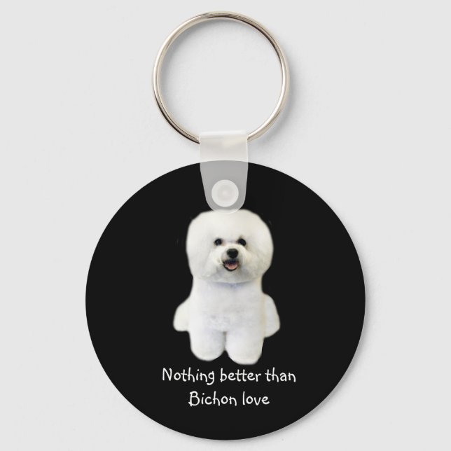 Porte-clés Porte - clé Bichon Frise (Recto)
