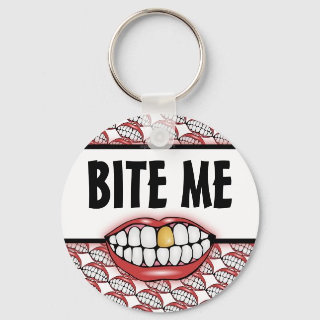 Porte-clés Porte - clé Bite Me (Recto)