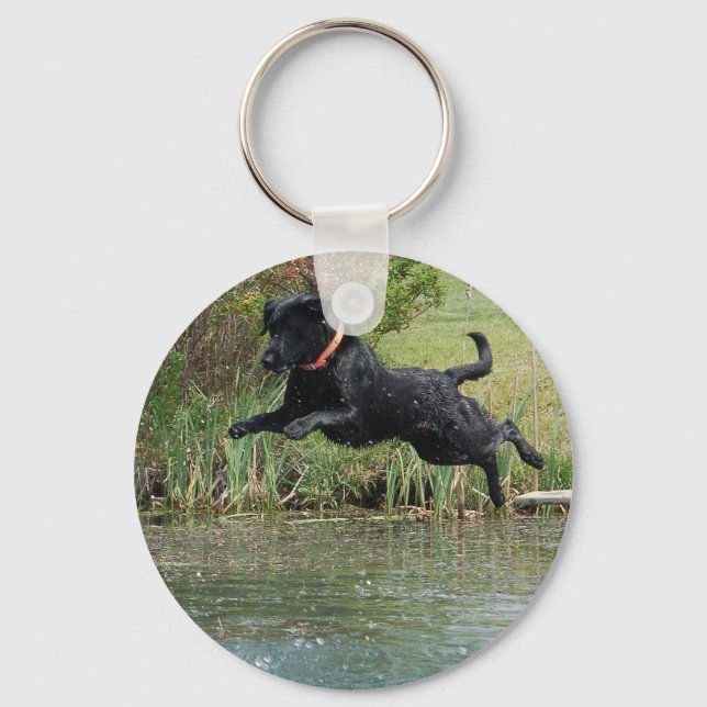 Porte-clés Porte - clé Black Lab (Recto)