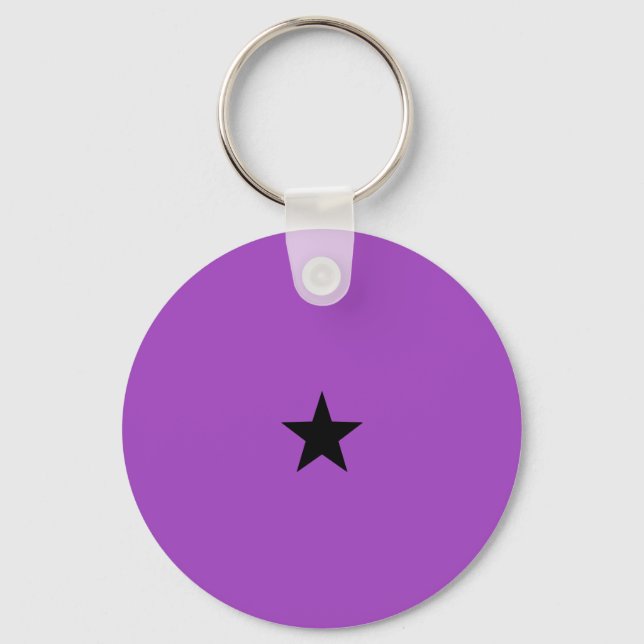 Porte-clés Porte - clé Black Star (Recto)