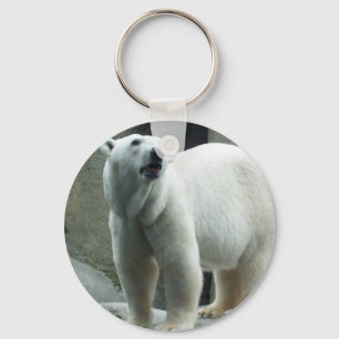 Porte-clés Porte - clé blanc d'ours blanc