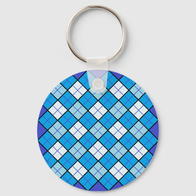 Porte-clés Porte - clé bleu (Recto)