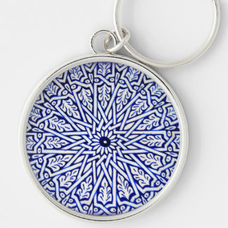 Porte-clés Porte - clé bleu et blanc