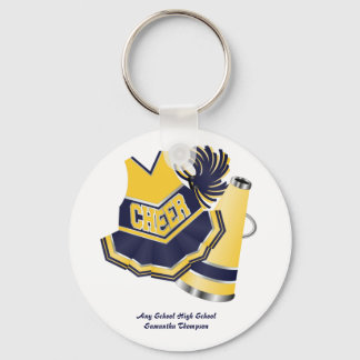 Porte-clés Porte - clé bleu et jaune
