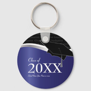Porte-clés Porte - clé bleu et noir personnalisable