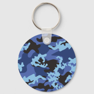 Porte-clés Porte - clé bleu fait sur commande de Camo