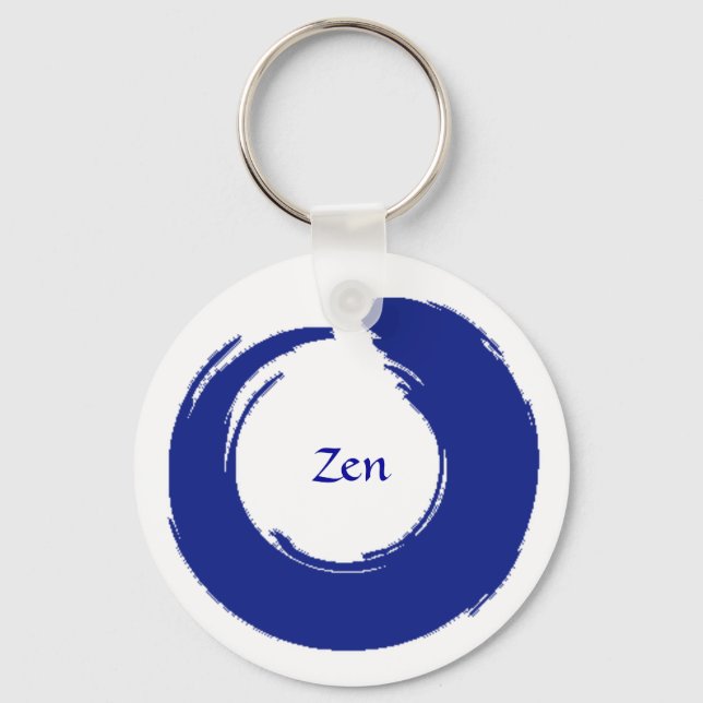 Porte-clés Porte - clé bleu zen (Recto)