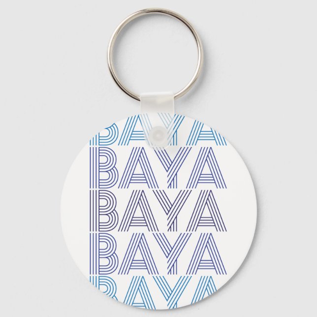 Porte-clés Porte - clé Blue Baya (Recto)