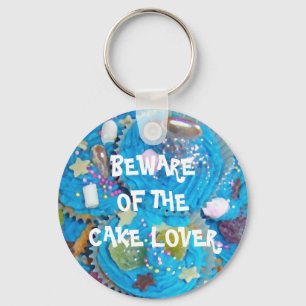 Porte-clés Porte - clé Blue Cupcakes "cake lover"