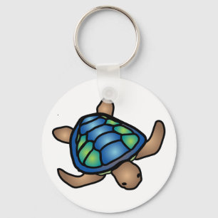 Porte-clés Porte - clé Blue Green Turtle