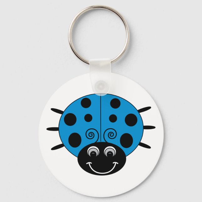 Porte-clés Porte - clé Blue Ladybug (Recto)