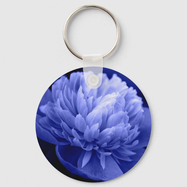 Porte-clés Porte - clé Blue Peony (Recto)