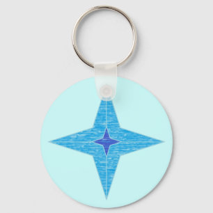 Porte-clés Porte - clé Blue Star
