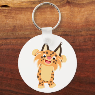 Porte-clés Porte - clé Bobcat de dessin mignon Spunky