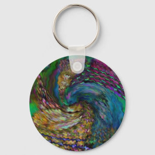 Porte-clés Porte - clé bouclé foncé de couleurs