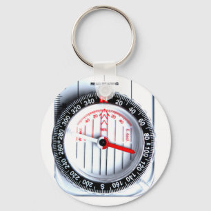 Porte-clés Porte - clé - boussole de course d'orientation